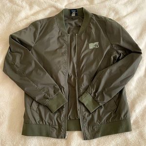 MTV Logo Bomber Jacket